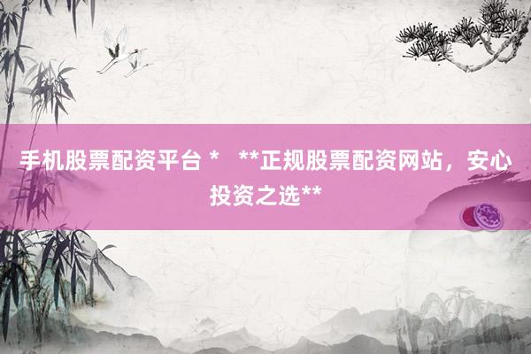 手机股票配资平台 *   **正规股票配资网站，安心投资之选**