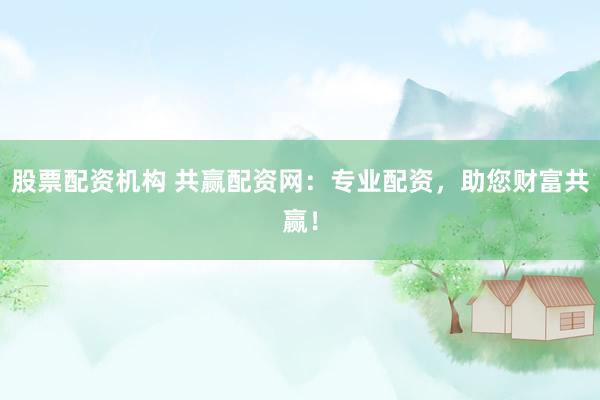 股票配资机构 共赢配资网：专业配资，助您财富共赢！