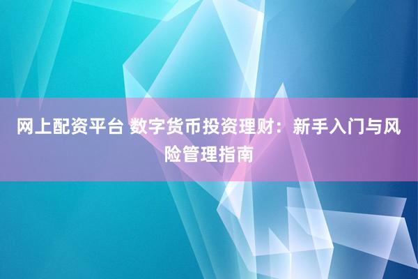 网上配资平台 数字货币投资理财：新手入门与风险管理指南