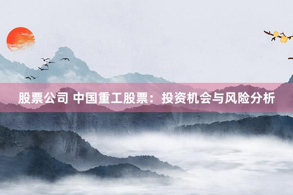 股票公司 中国重工股票：投资机会与风险分析